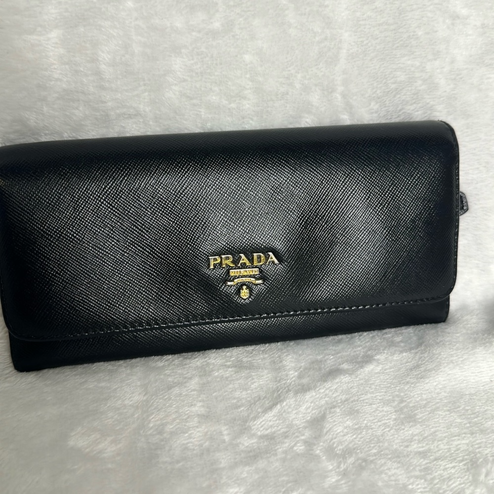 Prada long wallet